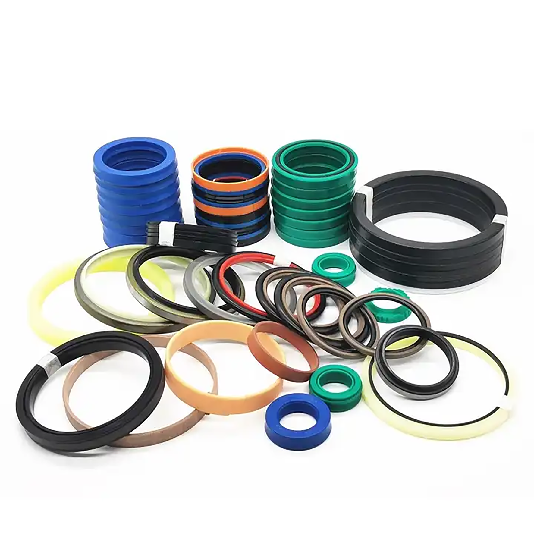 China Manufacturer Hydraulic Cylinder Seal Kit Piston Rod U Cup PU Wiper Hydraulic Seals UN SPGO V Packing Hydraulic Seal