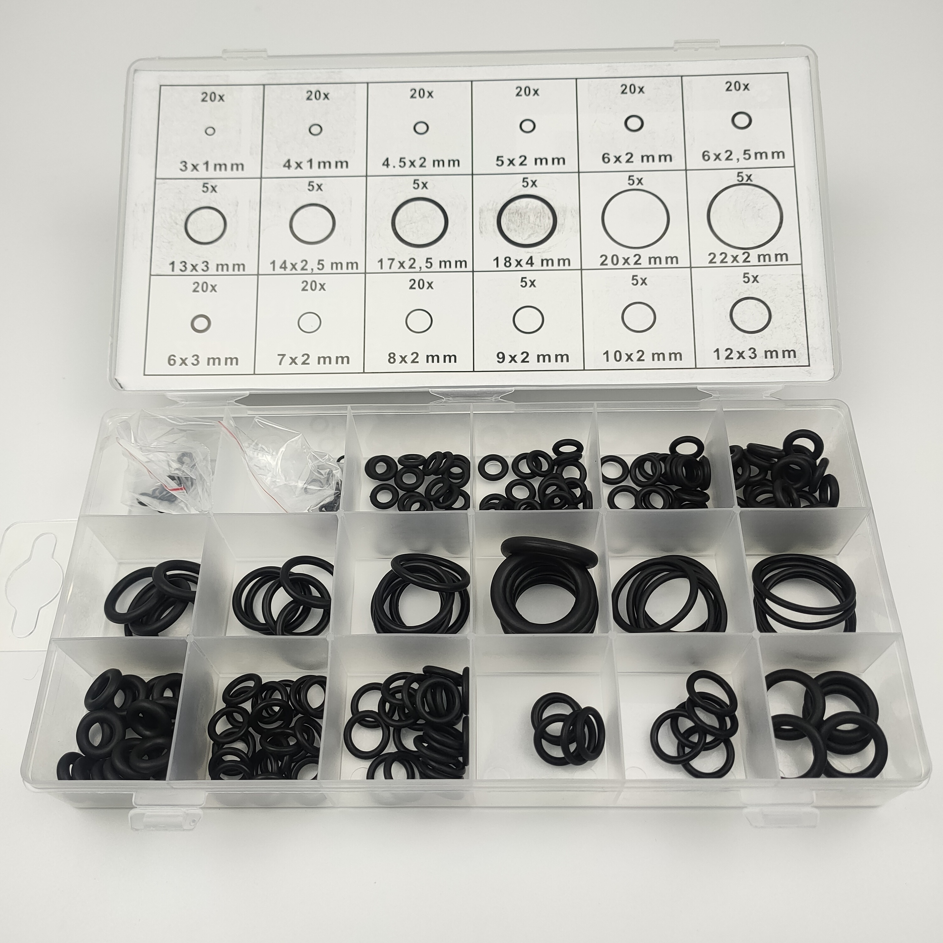 NBR Vitons Silicone In Soft Material For O Ring Kit Auto Sealing Excavator Oil Seal Repair Kit