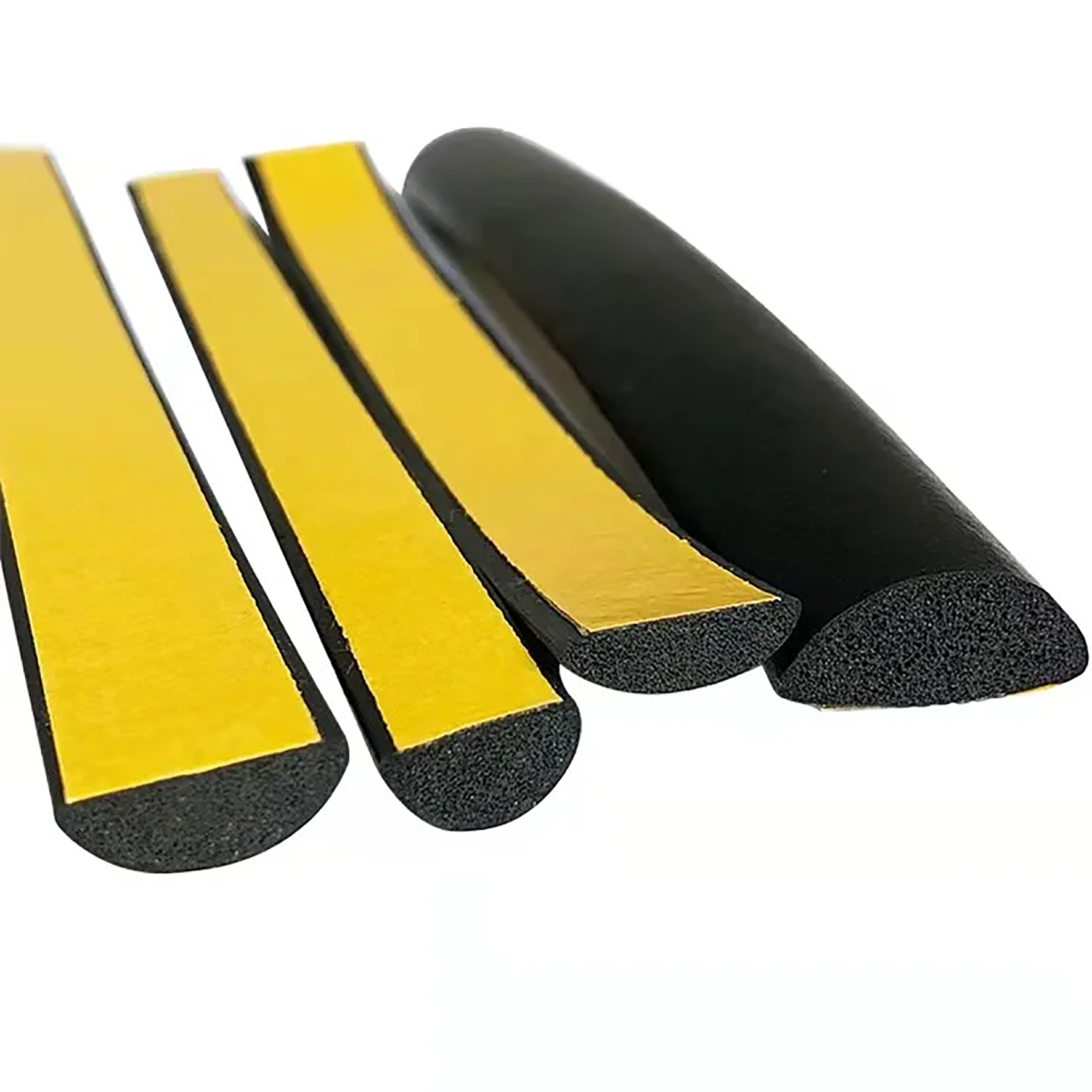 D Section rubber strip seals for hatch