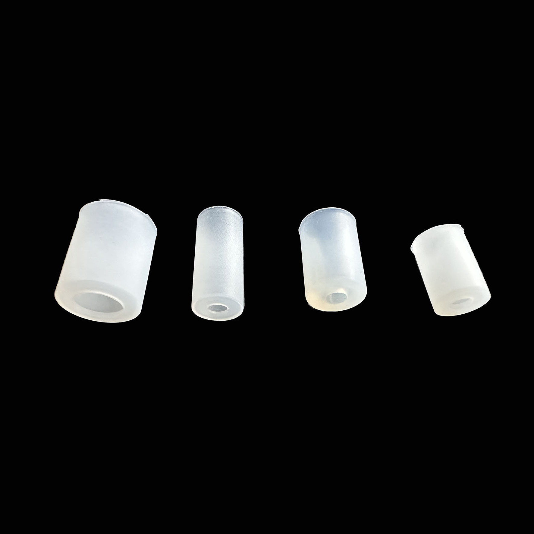 Transparent Silicone Disposable Mouthpiece Tips One Time Testing Drip Tips