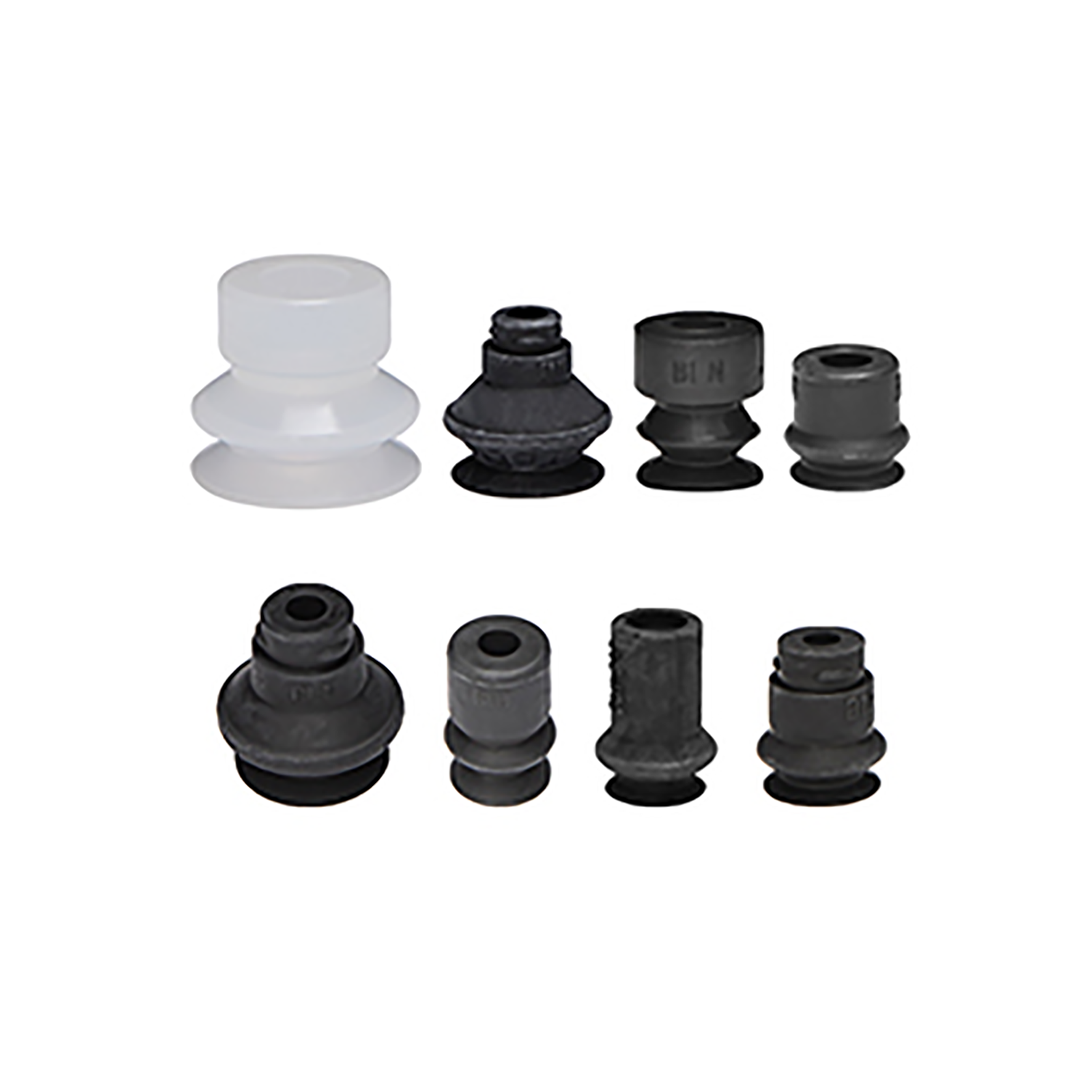 High Quality Silicone Rubber Vacuum Transparent Screw Suction Cup