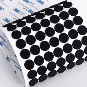 Withstand Friction Heatproof Black Self Adhesive EVA Silicone Rubber Pads Flat Round Square Adhesive Pads Gasket