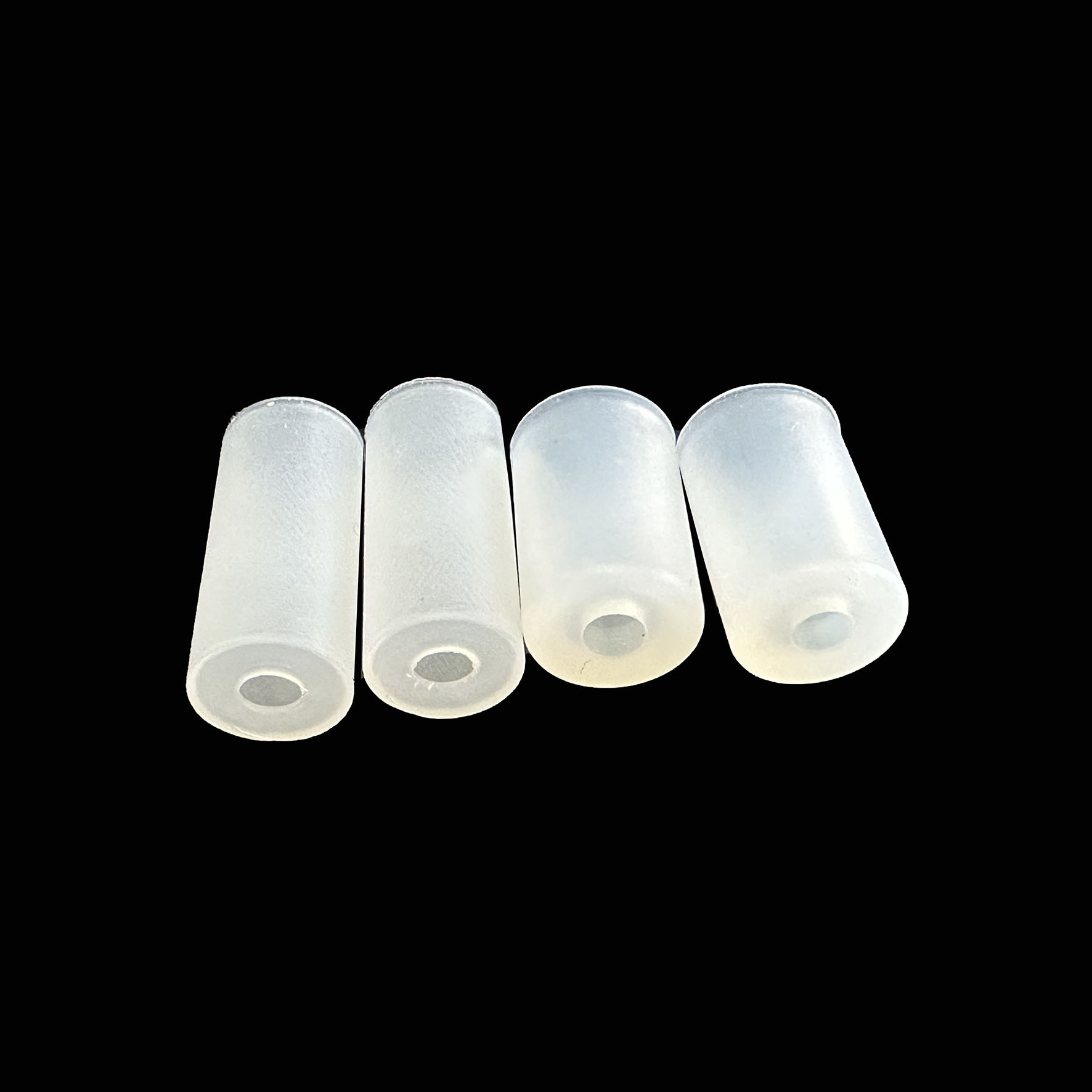 Transparent Silicone Disposable Mouthpiece Tips One Time Testing Drip Tips