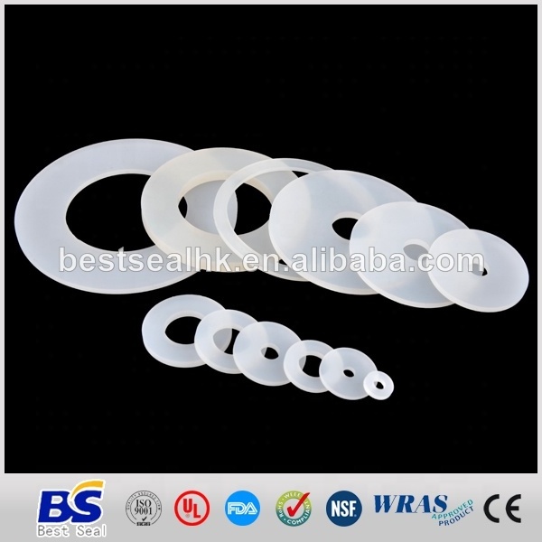 Factory Wholesale Custom Silicone Flat Washer Round Rubber Gasket Seal