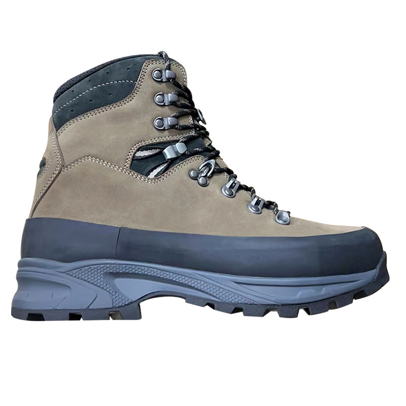 HS-03 Top Nubuck leather  Non-slip outdoor off-road boots hiking shoes waterproof men s hiking boots