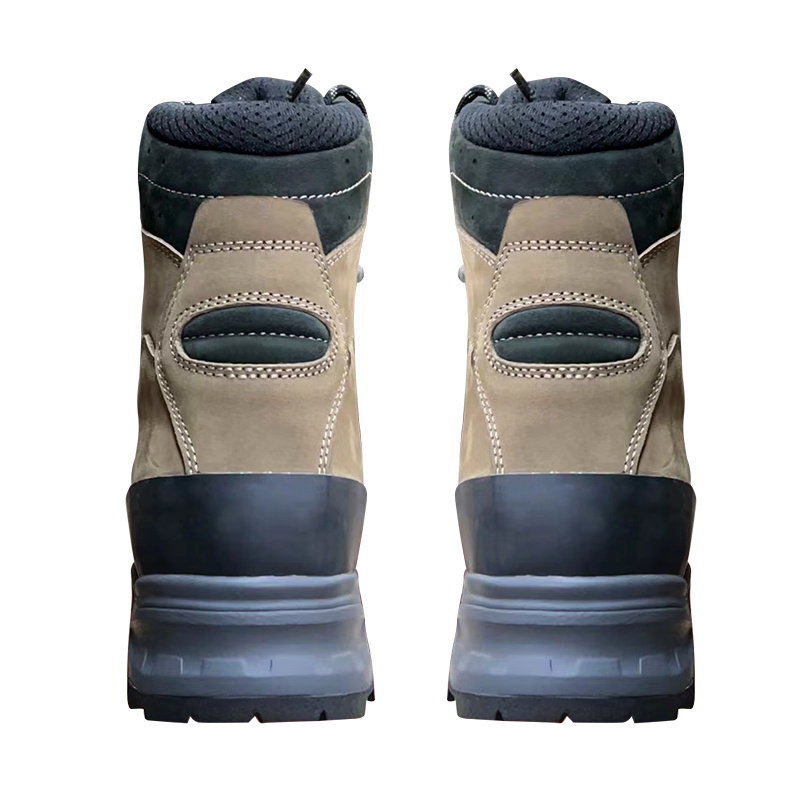 HS-03 Top Nubuck leather  Non-slip outdoor off-road boots hiking shoes waterproof men s hiking boots