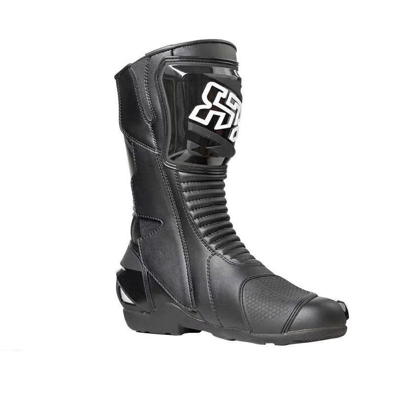 T1Wholesale Motorcycle Riding Boots cool Motorcycle Boots Black New Genuine Leather Oem Shoes For Men