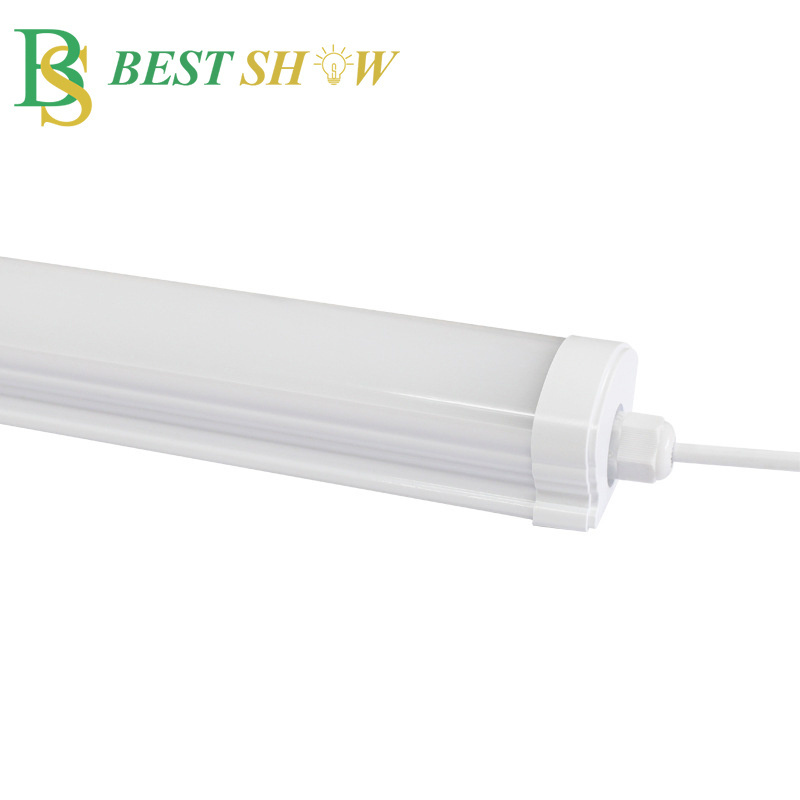 Foshan led factory Garage and Supermarket Use Linkable led lamp 1200mm 36w LED Triproof Linear Light Parking Lot lamp