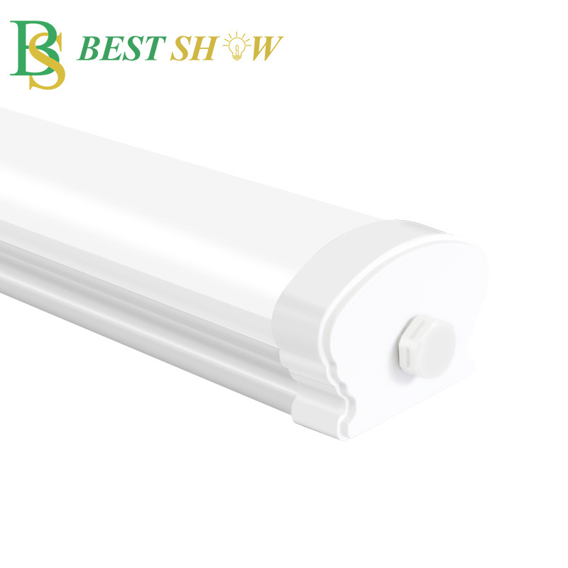 IP65 led linear light waterproof office linkable triproof tri proof led light