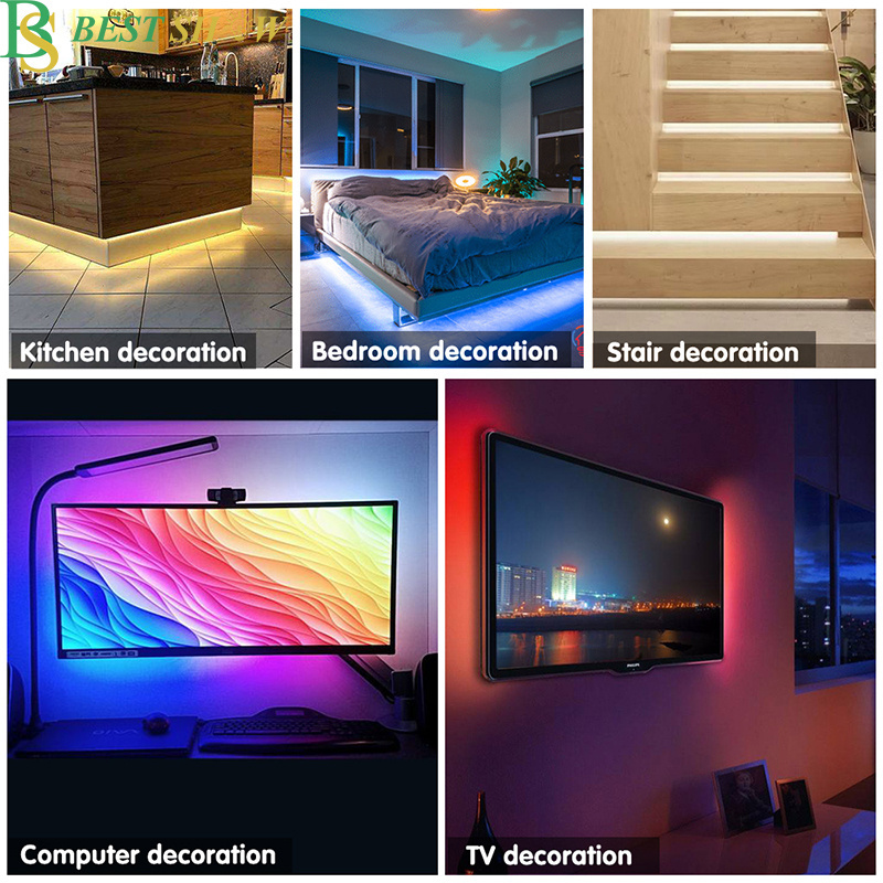 IP65 5m 10m 5050 Smart WiFi 12V 24V 220V Flexible RGBW de cinta Luces Led RGB Waterproof de Tiras RGB perfil Luz Led Strip Light