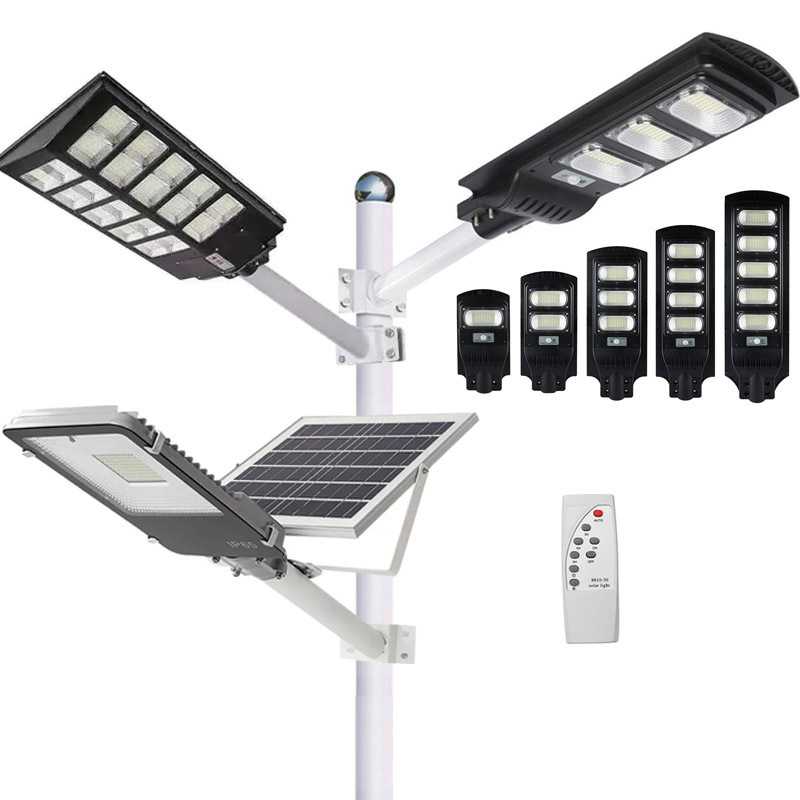 IP65 Waterproof Integrated Led Lamp Outdoor Solar Lampara 60w 90w 120w 100w 200w 300w 400w 500w 1000w Solar led street light