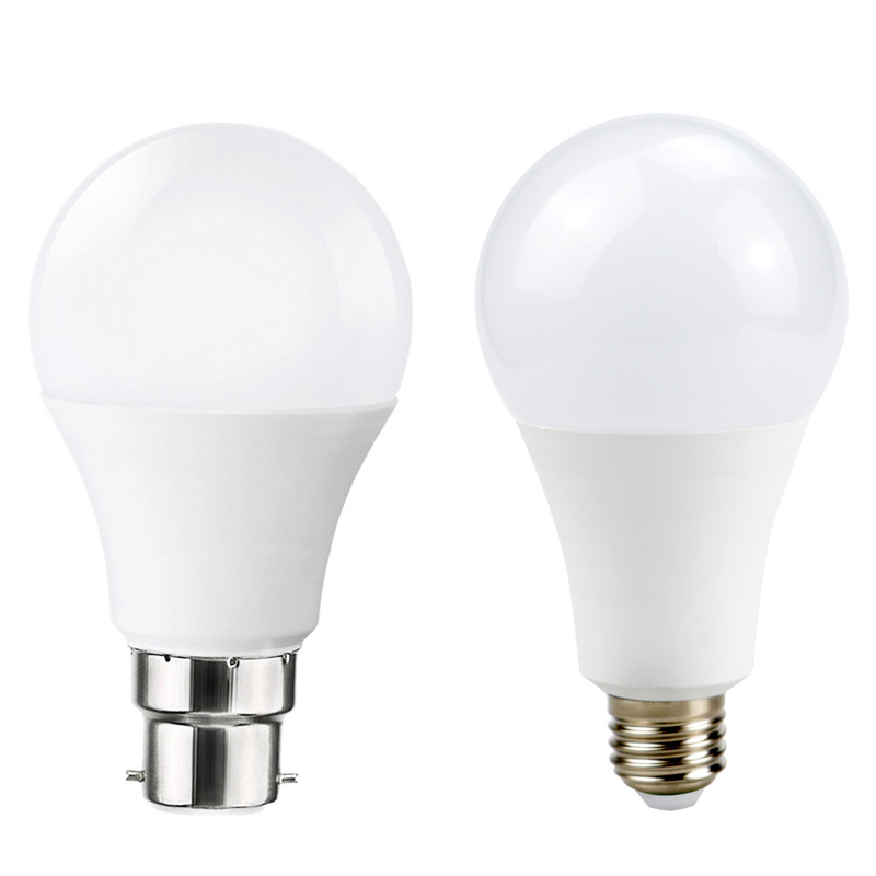 Guangzhou A50 A60 CRI80 5w 7w 9w 12w 15w 18w led bulb e27 b22 110lm/w 2700k 3500k 4500k 8000k 10000k Lampara led bulbo