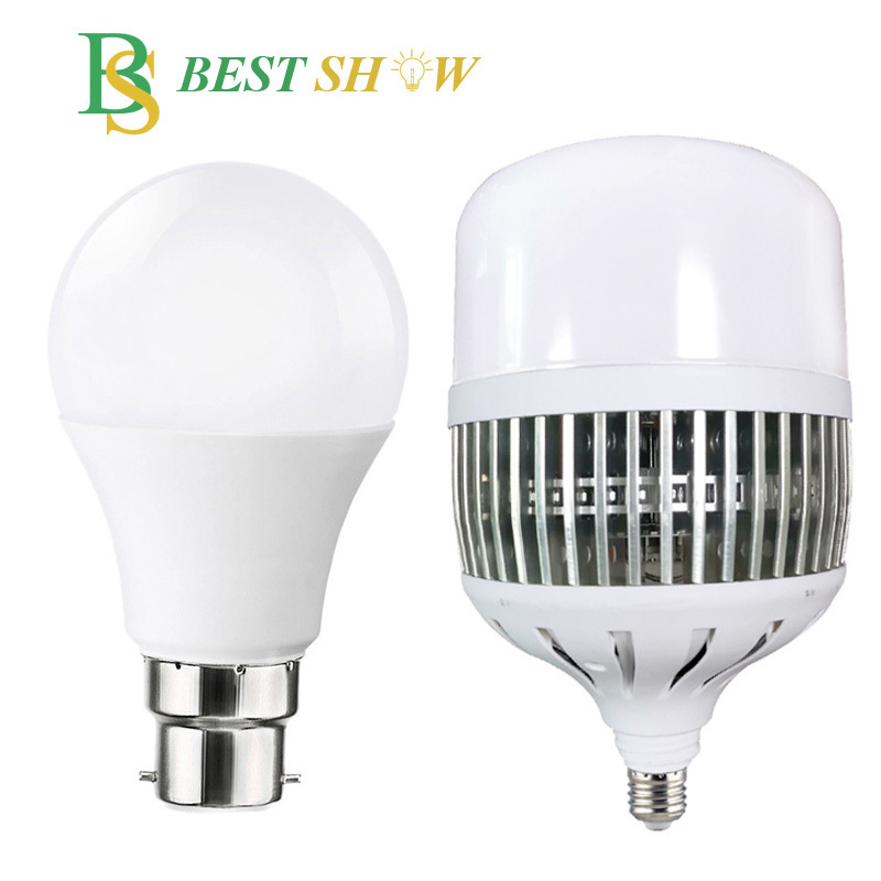 Guangzhou A50 A60 CRI80 5w 7w 9w 12w 15w 18w led bulb e27 b22 110lm/w 2700k 3500k 4500k 8000k 10000k Lampara led bulbo