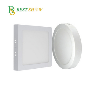 surface mounted round square 6 12 18 24 Watt LED Panel light