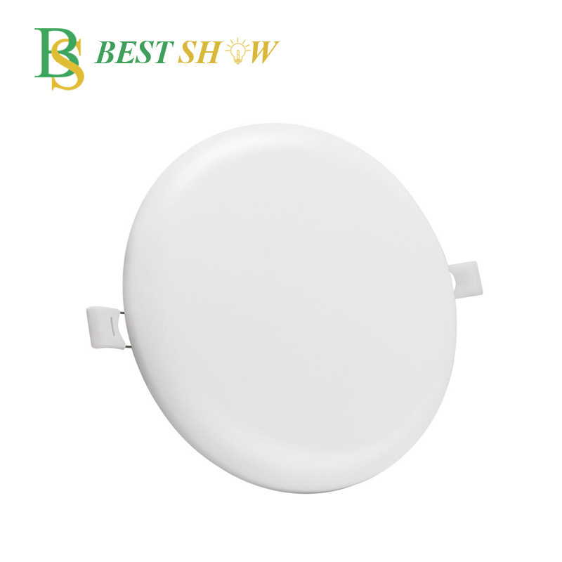 3000K 4000K 6000K round 12 watt embedded ceiling lamp frameless led light panel 9w 12w 18w 24w 36w