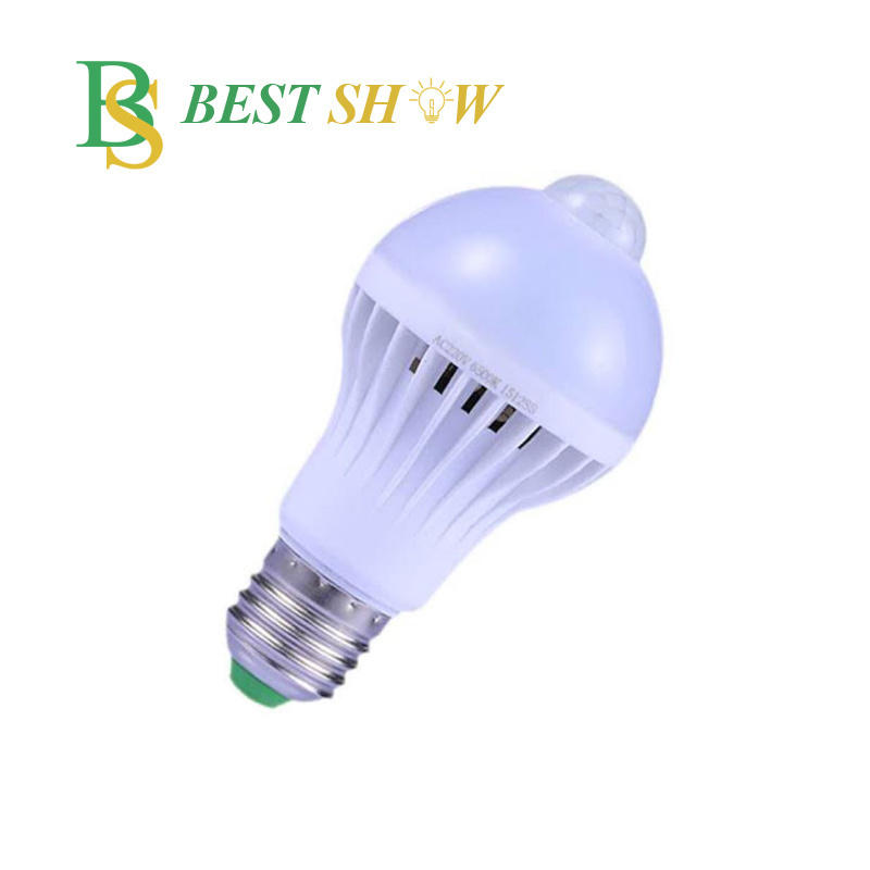 E27 B22 full power 3w 5w 7w 9w 12w 15w 18w Sound motion sensor led lamp 3500k 4000k 10000k 12000k led bulb voice sensor