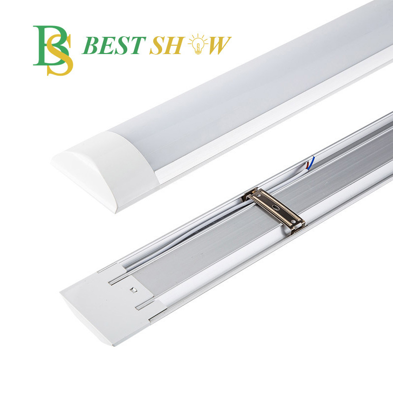 linkable led linear tube fixture 18w 36w 54w 60w 80w 100w 600mm 900mm 1200mm 1500mm tri-proof lamp purification led batten light