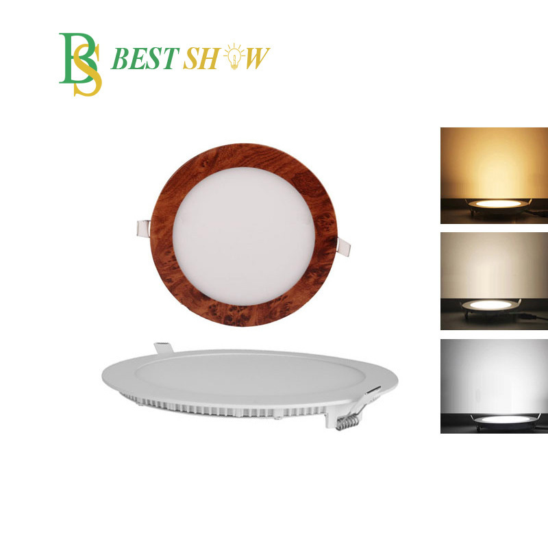 recessed round led panel light dimmable 3 4 5 6 8 inch