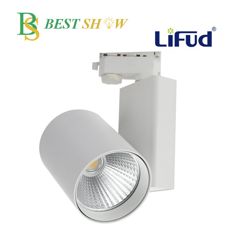 Guangzhou 2 3 4 phase 10w 15w 20w 25w 30w 35w 40w 50w par30 led track spotlight 2700k 3000k 3500k 4000k 6000k 6500k 7000k