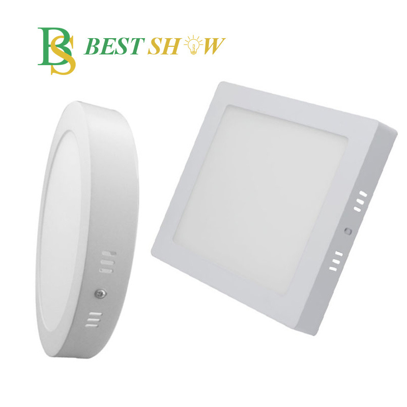 China round square led ceiling lamp factory for balcony washroom bathroom 12w 18w 20w 30w ip65 surface mounted led ceiling light