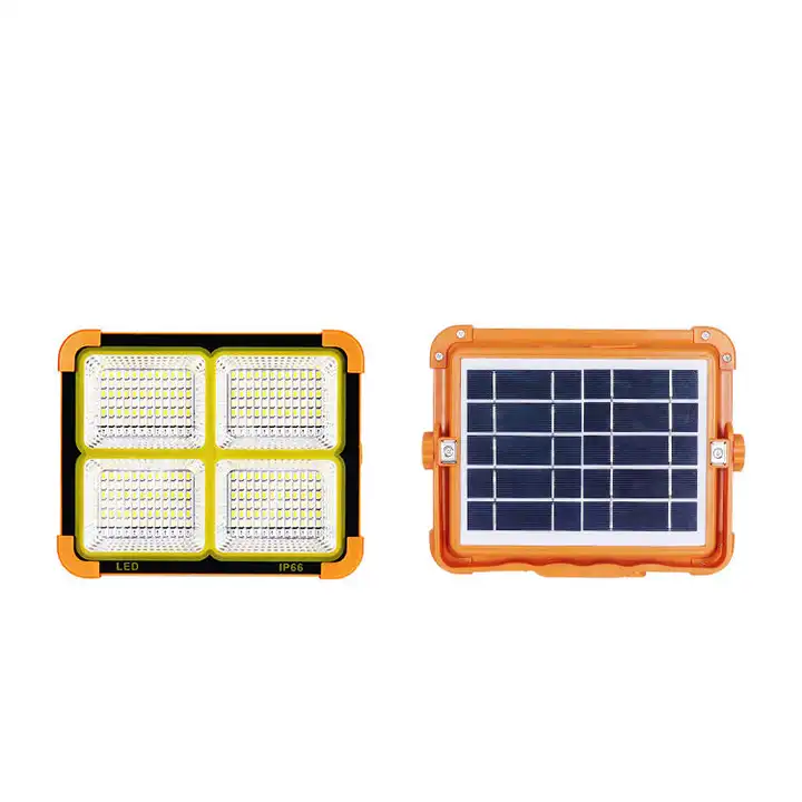 Solar Waterproof Outdoor Emergency Portable Camping Usb Charging Lighting Flood Light