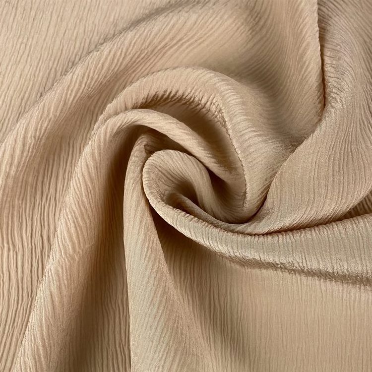 Hot Selling Silk Crinkle Crepe 16m/m  heavy Silk Crinkle Georgette Fabric for Women garment