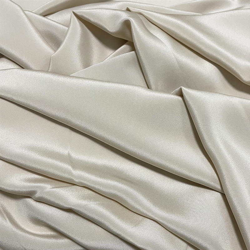 Wholesale custom high quality silk fabric 100% 6A Mulberry Silk 16/18/22 /30 momme custom silk crepe de chine fabric