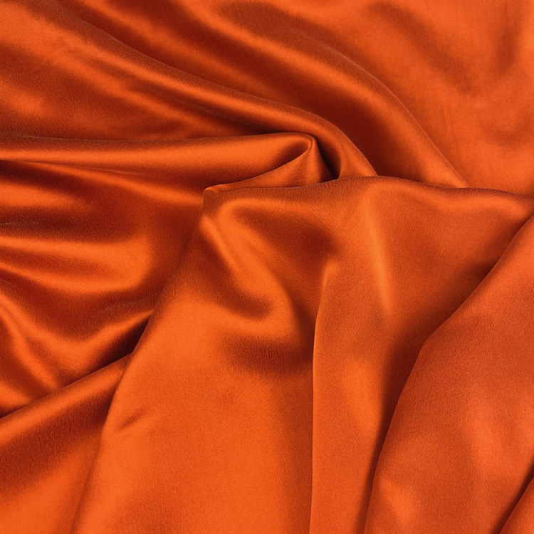 Hot Sale Sand Wash Silk Satin 100% Pure Silk Charmeuse Fabric 19MM  Mulberry silk