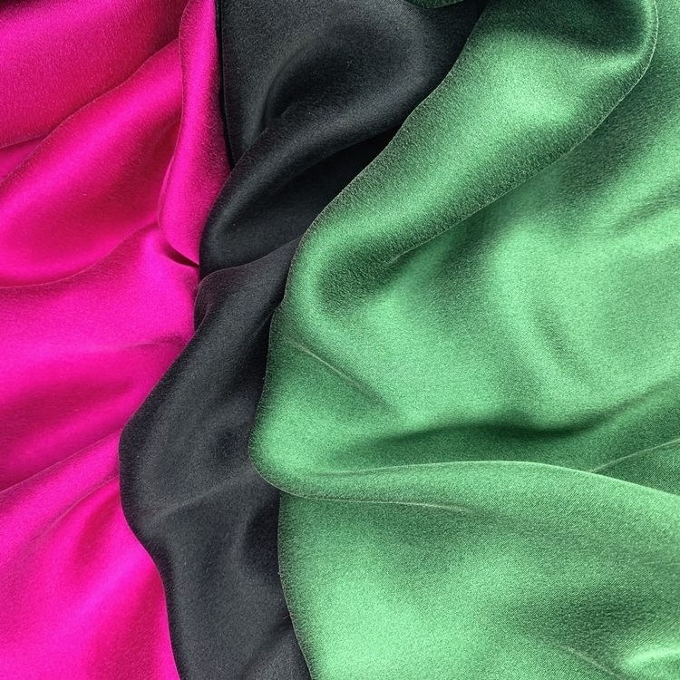 Hot Sale Sand Wash Silk Satin 100% Pure Silk Charmeuse Fabric Wholesale Mulberry silk