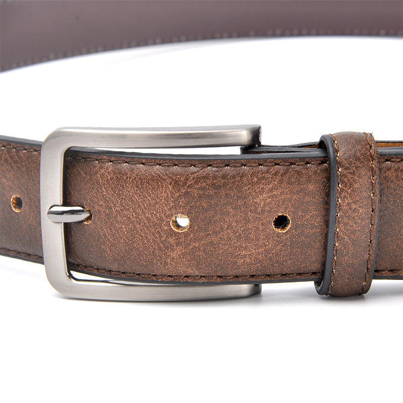 Vintage PU Leather Belt Retro Casual Belts for Men