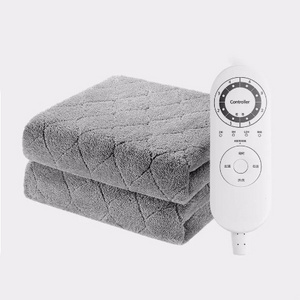 2022 Electric Heated Blanket Dual Temperature Adjustment Electric blanket for Winter Guangzhou Electric Blanket Heated for Bed