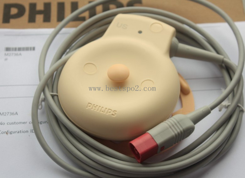 P-hilips PH Original Fetal Monitor US TOCO Ultrasound Transducer Probe M2735A M2736A Fetal TOCO US Transducer FM-20 FM-30 FM-40