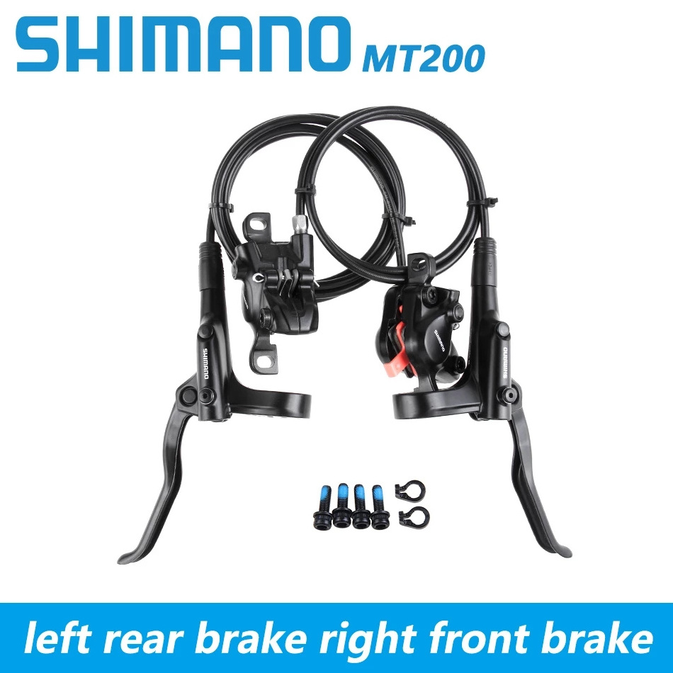 Hot sale SHIMANO MT200 brake MTB hydraulic oil disc hydraulic disc brake 2piston 800/1550mm mountain bike brake bicycle parts