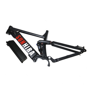 SUNHIRA  ebike frame 26 27.5 29 inch Bafang M600 500w Full Suspension Fork ebike Electric Mountain Bike e bike Frame 500w 1000w