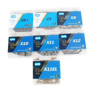 Wholesale KMC Chain For 6 7 8 9 10 11 12 Speed MTB BMX Road E-Bike Cycling Parts Gold/Silver EL/SL Bicycle Chain