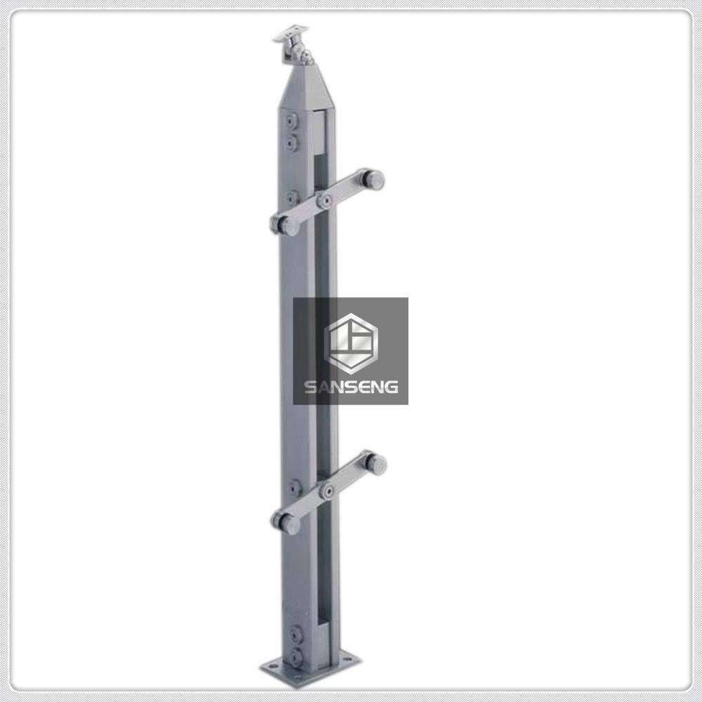 Design stainless steel stair railing post stainless steel balcony post stainless steel balustrade post