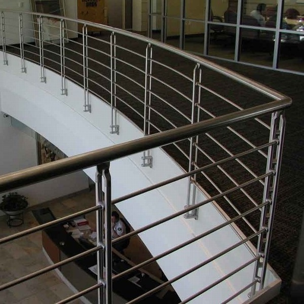 Grade 304 for balcony design stainless steel square pipe railing