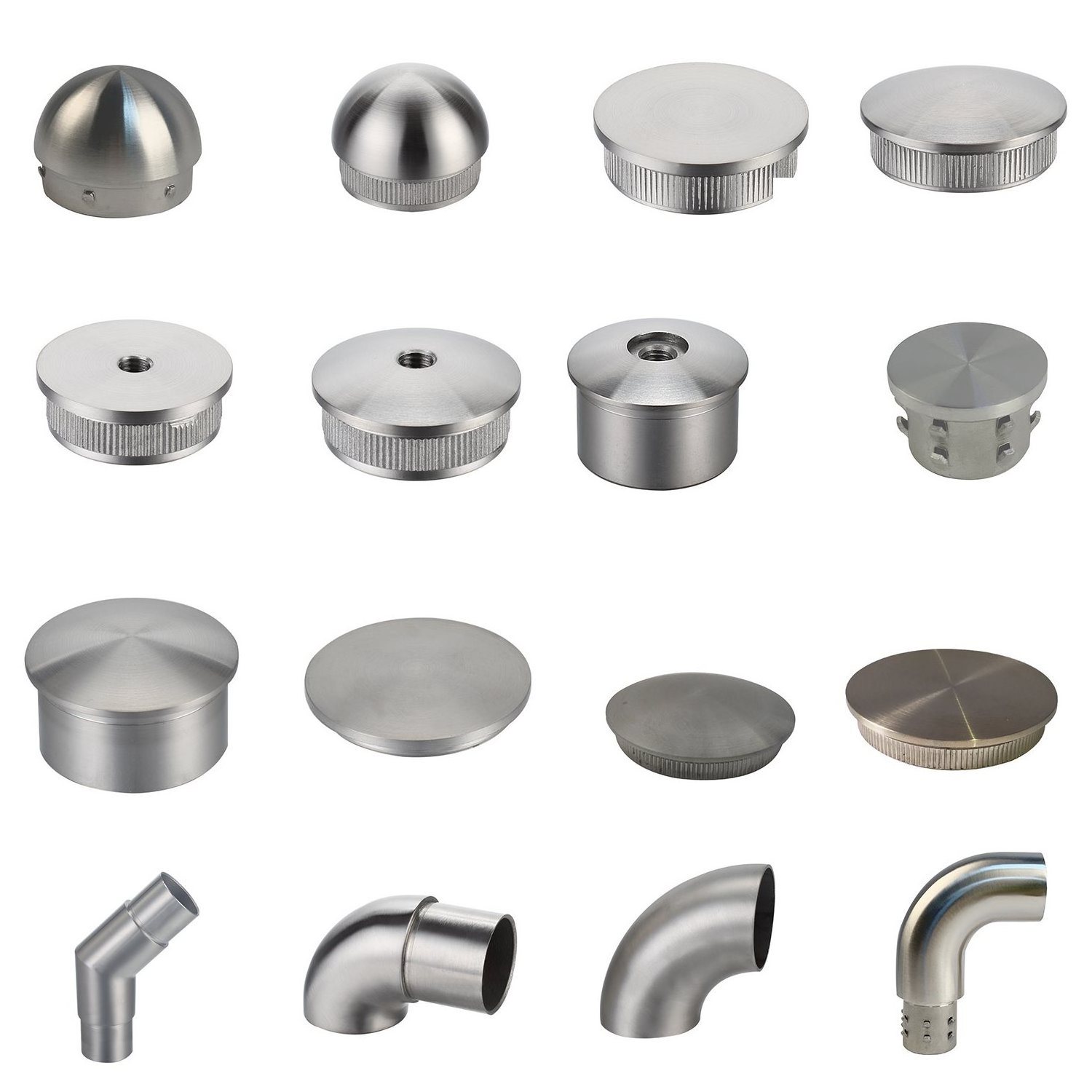 Balcony Stair Glass Inox Balustrade Accessory Handrail Fittings System 304 316 Stainless Steel Railing Accessories