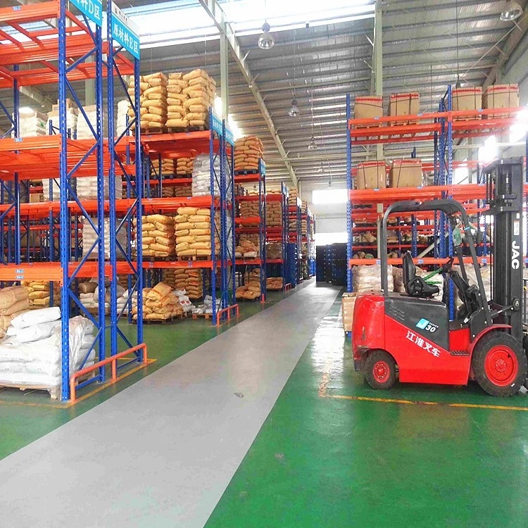 Double deep steel Q235 warehouse storage heavy duty selective steel pallet racking shelving for industrial customer sizes