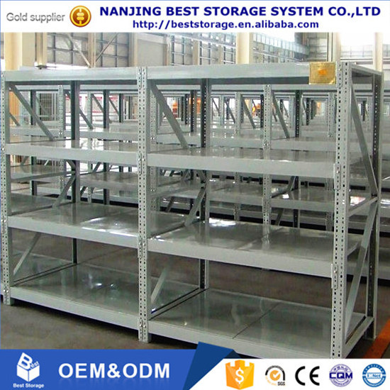 low cost high quality corrosion protection storage shelving unit bin rack with ISO CE for industrial warehouse