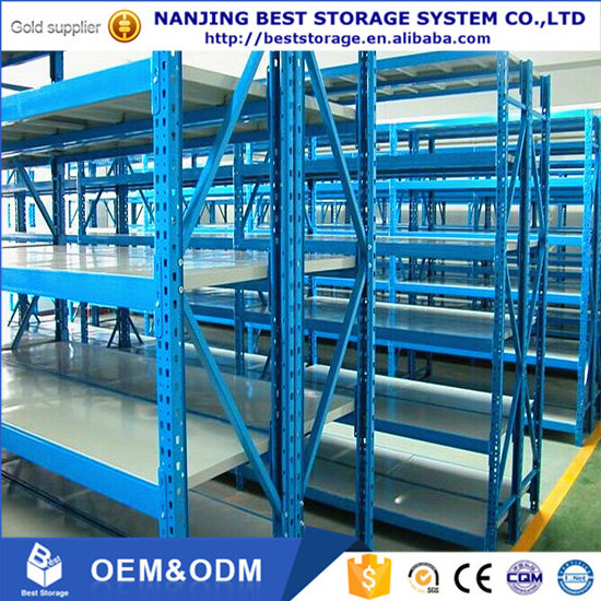 Factory sale Lowes industrial medium duty shelving with ISO9001 and CE certificate