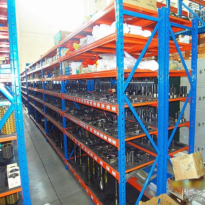 500-800 kg load warehouse storage medium duty shelf rack long span racking shelving system