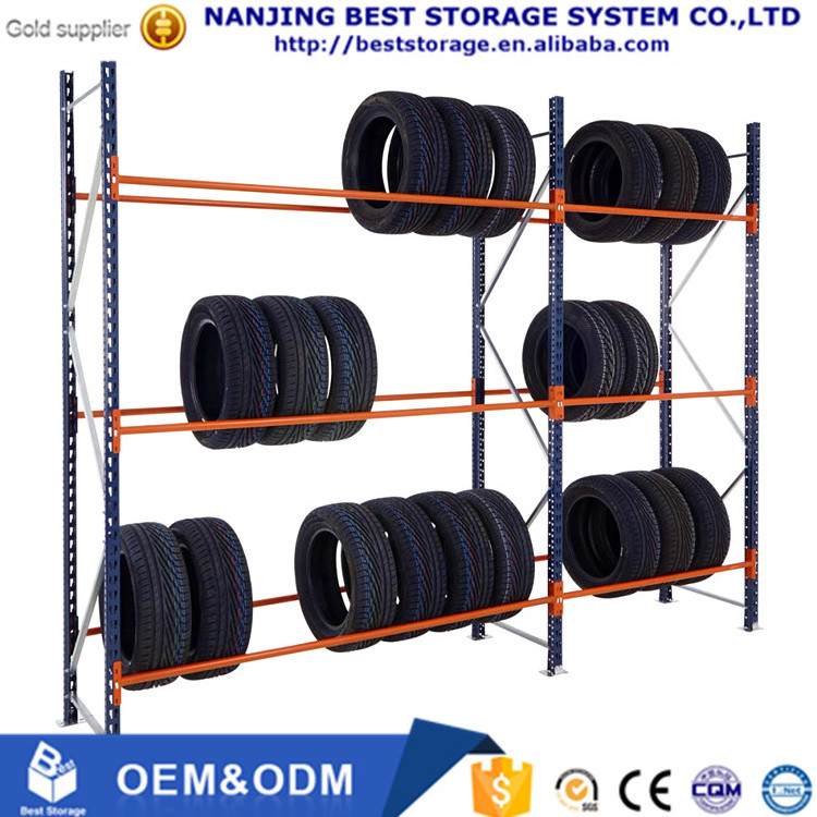 Free design Free sample tire racks for warehouse truck car spare commercial tire storage display rack cheap prices