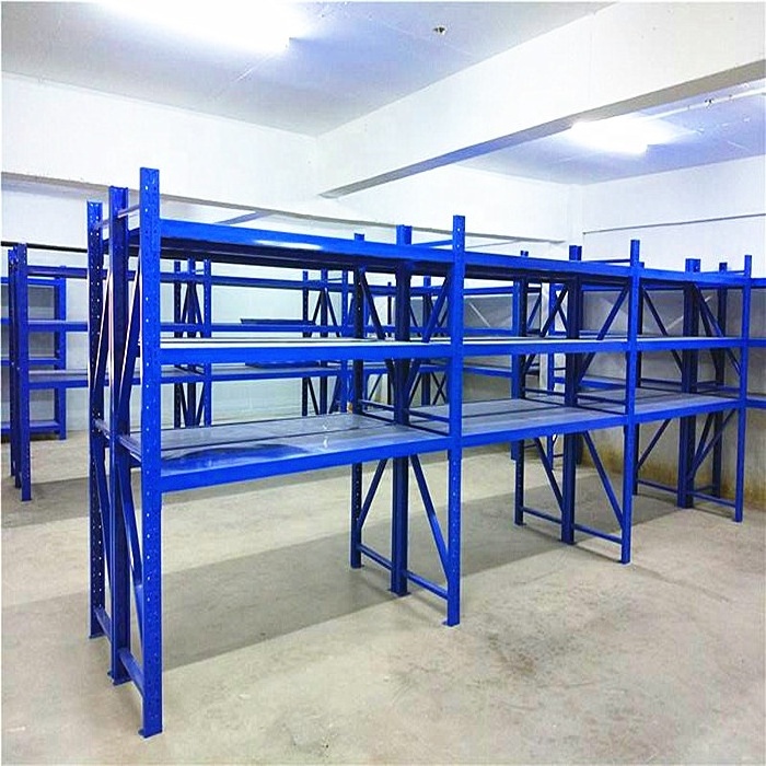 100-800kg load warehouse storage medium duty shelf rack longspan racking shelving system