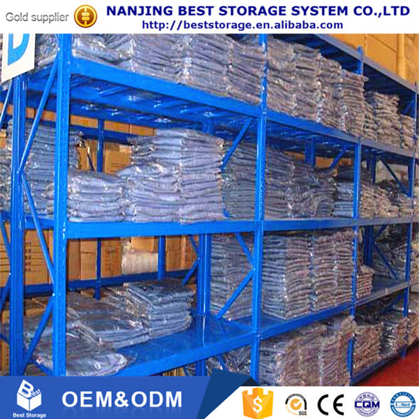 warehouse storage cloth rack medium duty shelf rack long span racking shelving system clothing rack