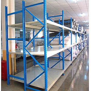 For long items store warehouse storage medium duty racking shelving longspan shelving stacking racks shelves for gereral store