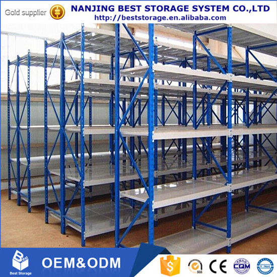 Factory sale Lowes industrial medium duty shelving with ISO9001 and CE certificate