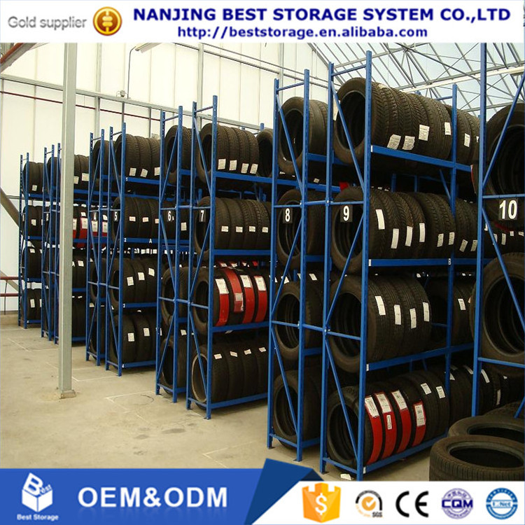 Free design Free sample tire racks for warehouse truck car spare commercial tire storage display rack cheap prices