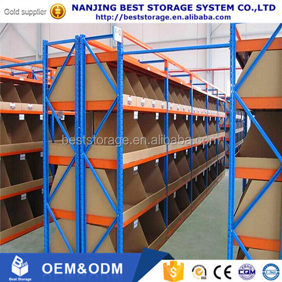 Medium duty load corrosion protection fabric roll racks storage racks for fabric rolls ISO CE standard