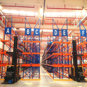 Nanjing storage warehouse shelves industrial pallet racking system heavy duty stackable metal pallet storage rack shelf beam